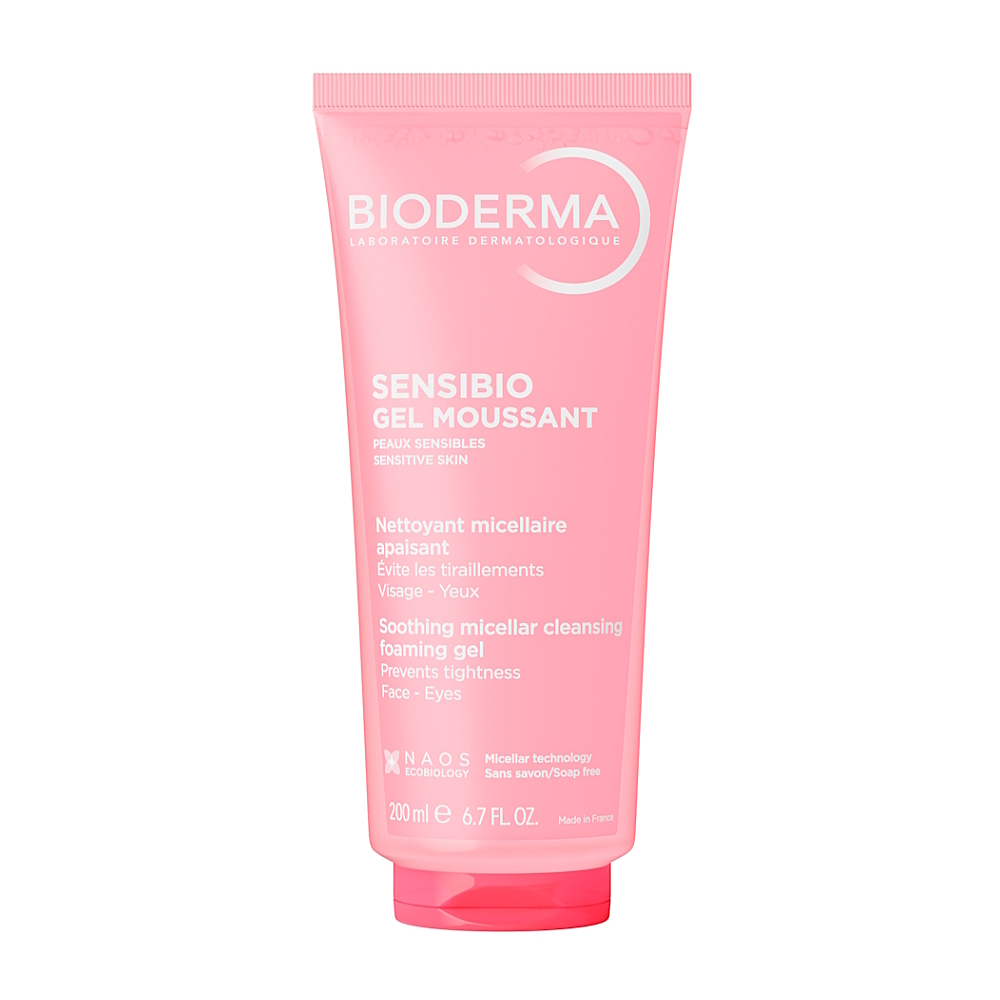 BIODERMA Sensibio gel moussant čistící gel pro citlivou pleť 200 ml