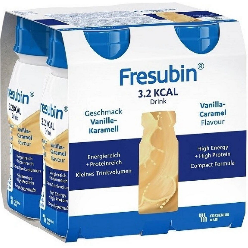 FRESUBIN 3.2kcal Drink příchuť vanilka - karamel 4 x 125 ml