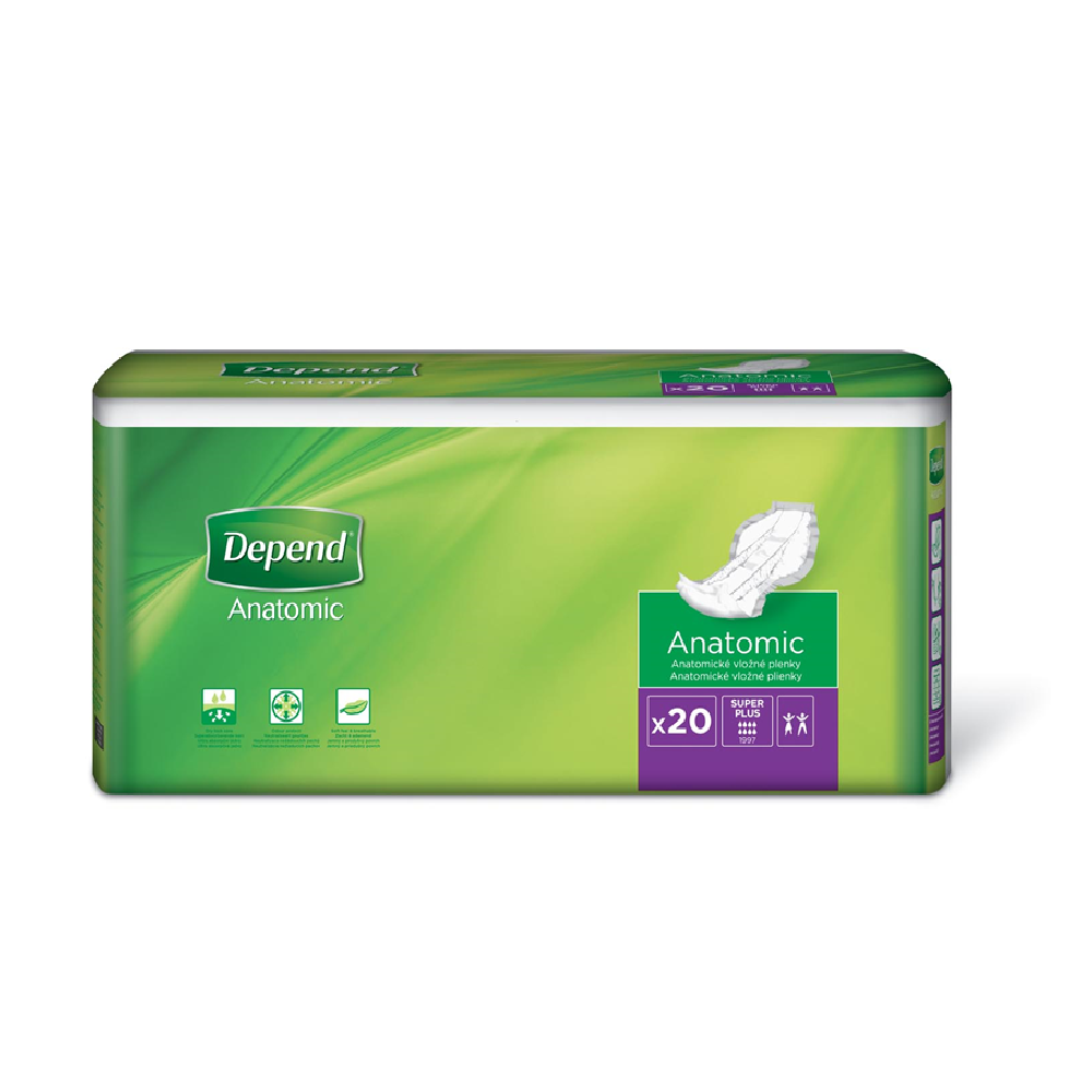 Depend Super Plus inkont.vložné pleny 20ks