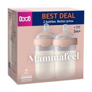 LOVI Lahev MAMMAFEEL Slow 3m+ 250ml 2ks