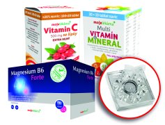 Vánoční balení ML (ML Mg.B6+Vit.C 500+Multivit.+svícen)