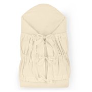Petite&Mars Zavinovačka šněrovací Nurse s pevnou kokosovou vložkou Light Beige 75x75 cm