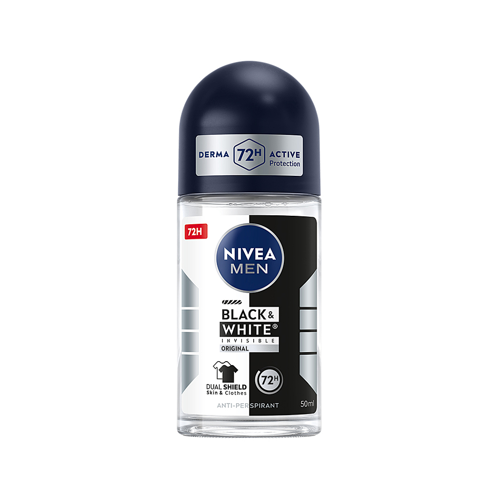 NIVEA MEN Kuličkový antiperspirant pro muže Black&White Original 50ml