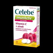 Cetebe ImunActiv Vit.C+zinek 20 cucacích pastilek