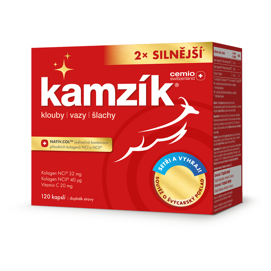Cemio Kamzík 120 kapslí dárek