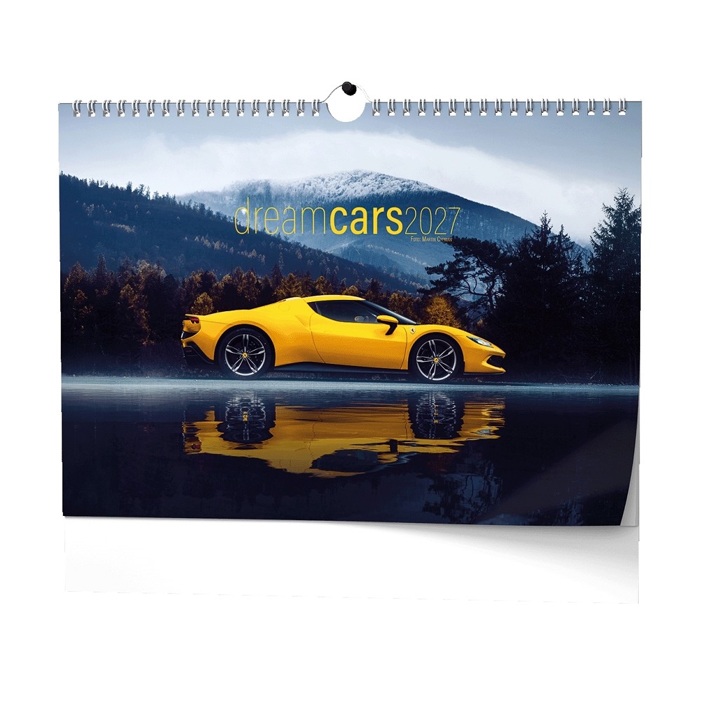 Baloušek Nástěnný kalendář Dream Cars 2027 45 × 32 cm