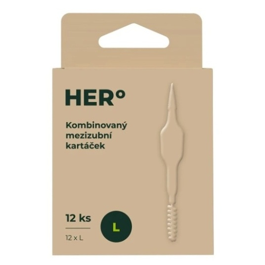 HERBADENT Hero Mezizubní kartáčky  L 12 kusů
