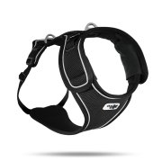 Curli Postroj pro psy Belka Black M, 20-30 kg