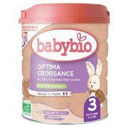 BABYBIO Optima 3 Pokračovací kojenecké mléko od 10 měsíce do 3 let BIO 800 g