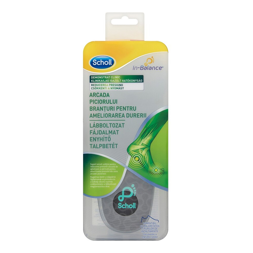 SCHOLL In-Balance arch ortopedické vložky  S