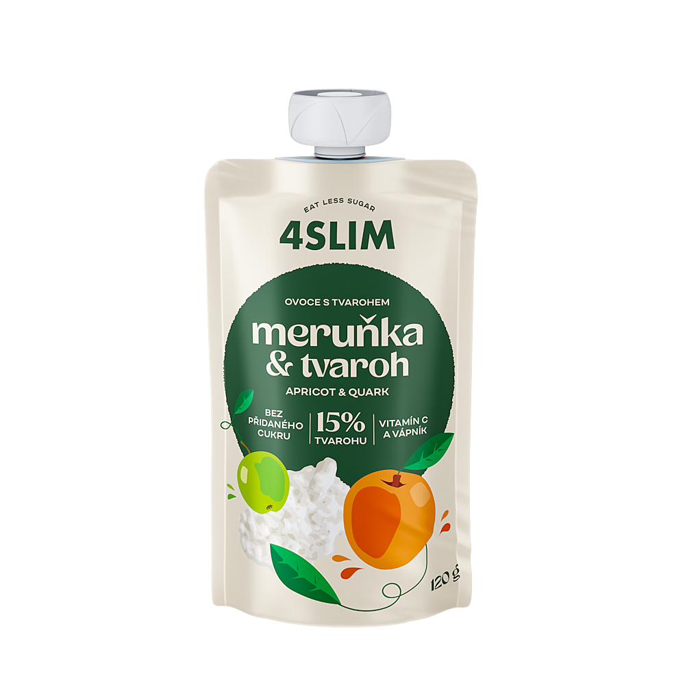 4SLIM Meruňka tvaroh kapsička 120 g