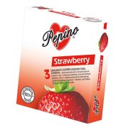 PEPINO Kondomy Jahoda 3 kusy