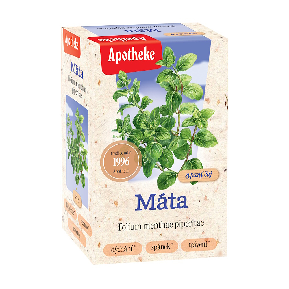 Apotheke Máta peprná list sypaný čaj 75 g