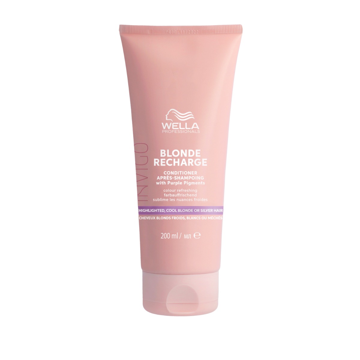 Wella Professionals Invigo Blonde Recharge fialový kondicionér neutralizující žluté tóny 200 ml