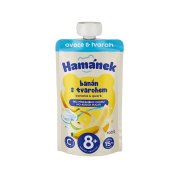HAMÁNEK Banán a tvaroh 6+ 100 g