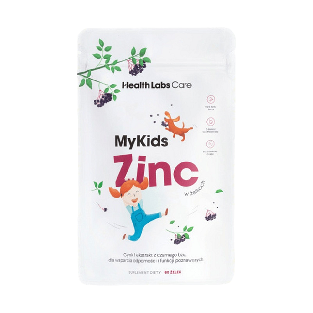 Health Labs Care My Kids Zinek želé bonbony bez přidaného cukru 60 ks