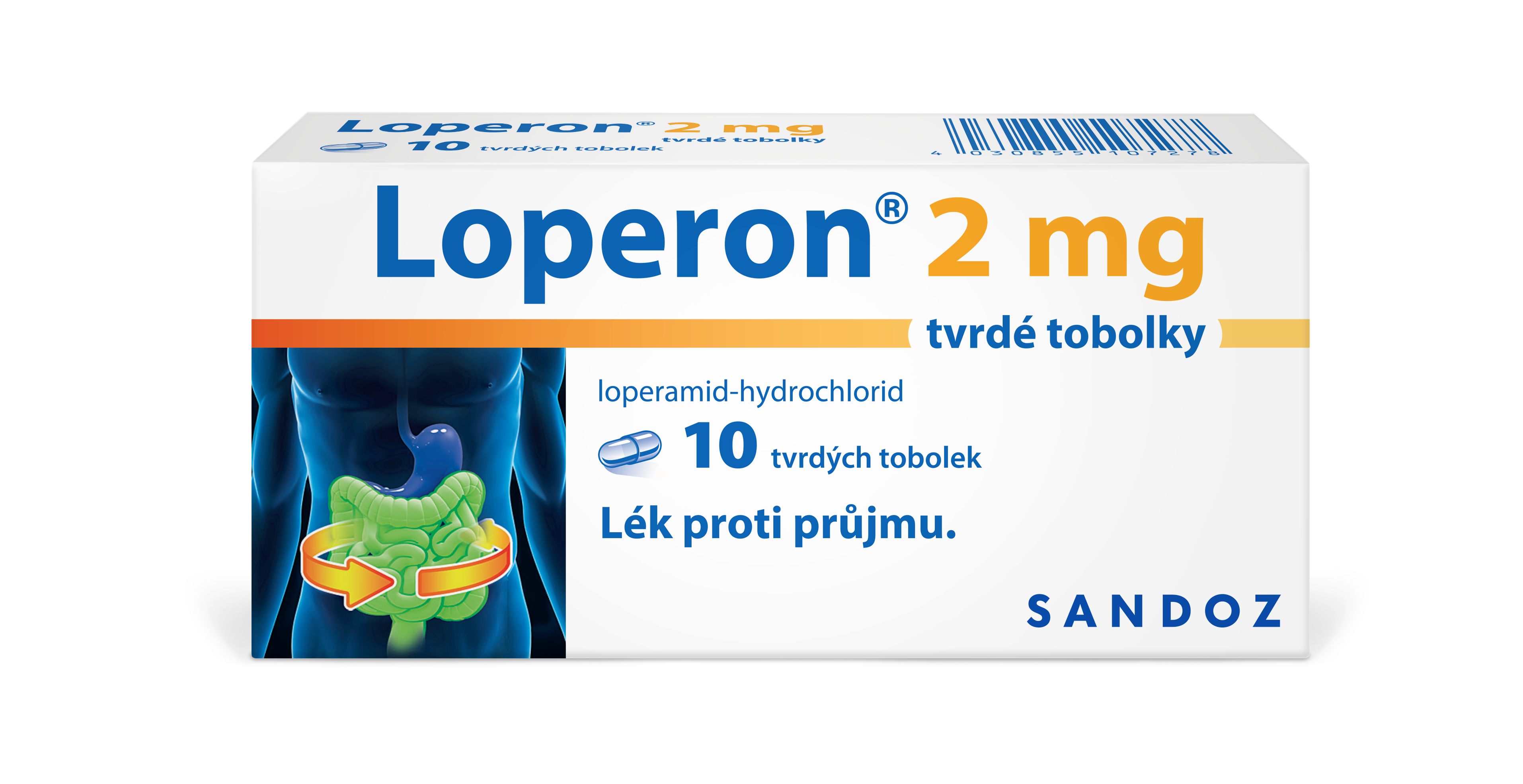 Loperon 2mg 10 tvrdých tobolek