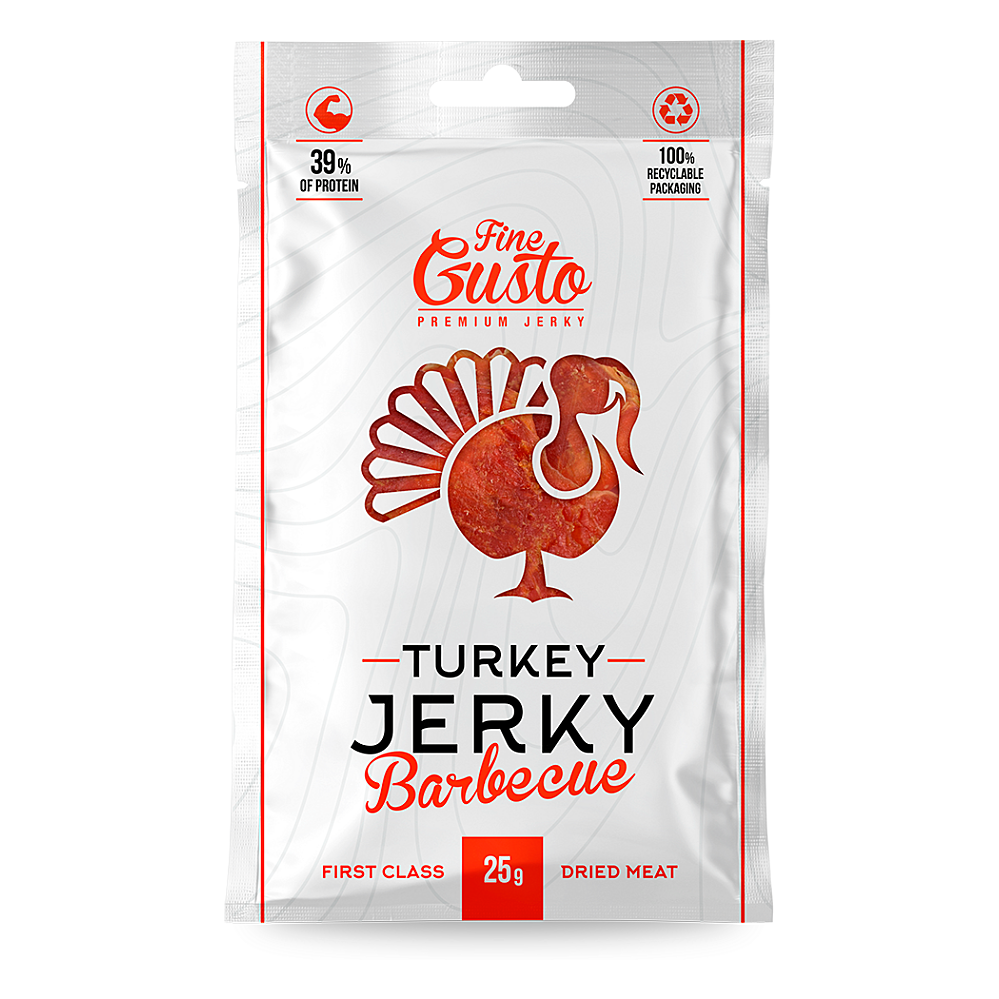 Fine Gusto Krůtí jerky BBQ 25 g