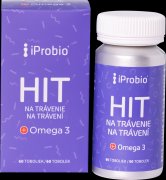 iProbio Hit+ omega3 na trávení 60 tobolek