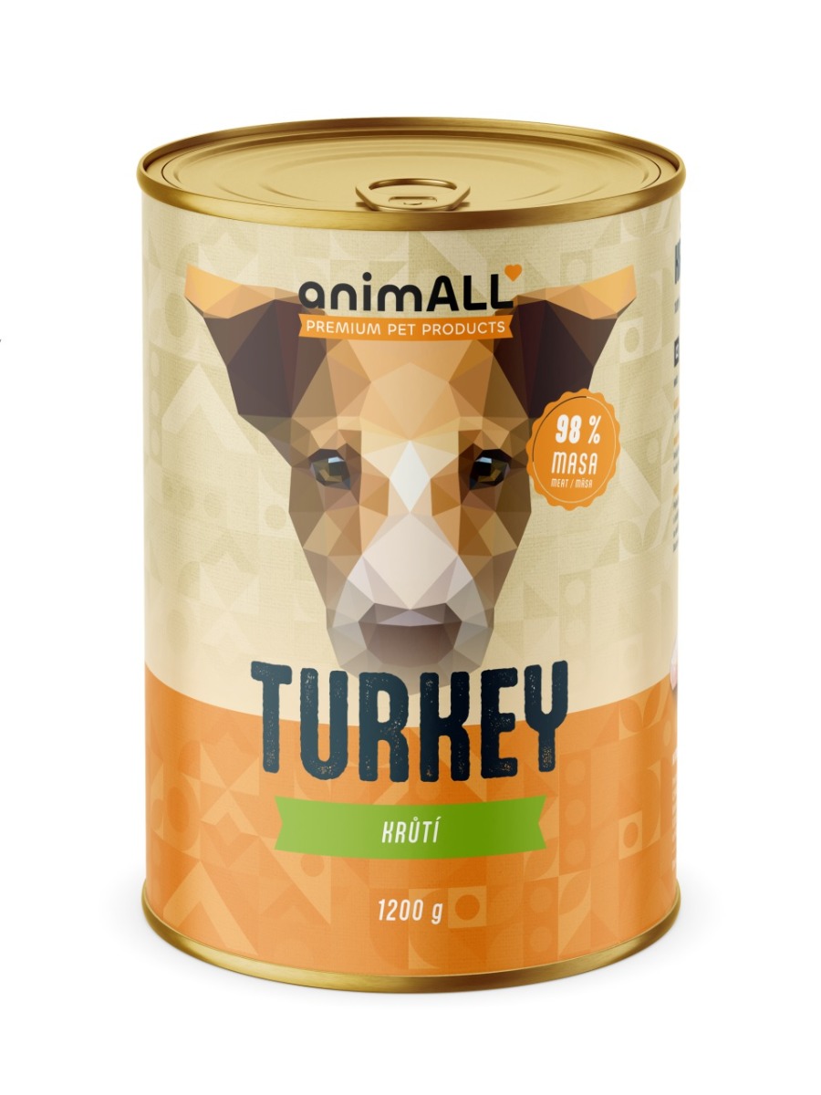 animALL Krůtí konzerva pro psy 1200 g