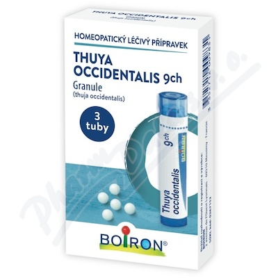 Thuya Occidentalis CH9 granule 3 tuby po 4g