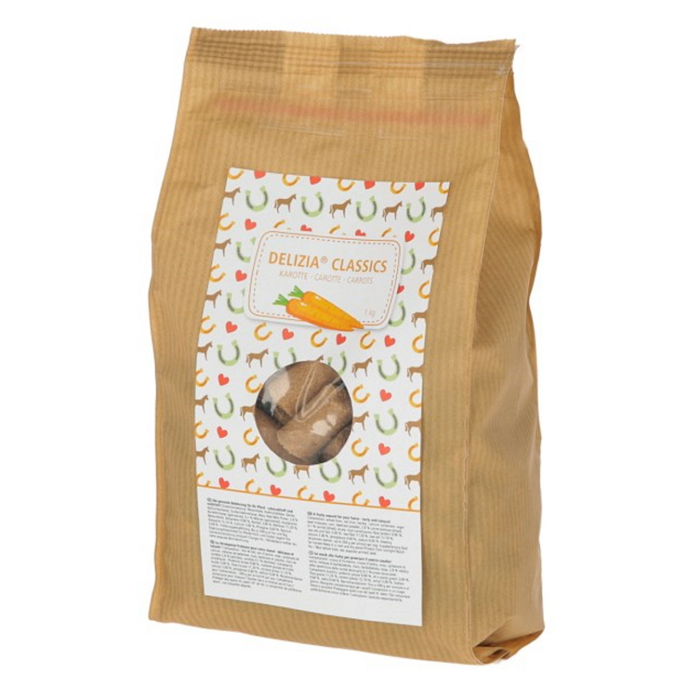 DELIZIA Pochoutka pro koně mrkev 1 kg