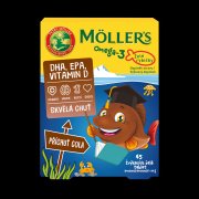 MÖLLER´S Omega 3 želé rybičky Cola 45 kusů