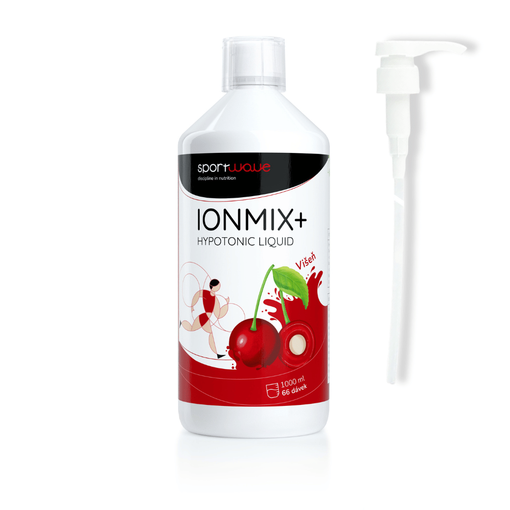 Sport Wave Iontmix+ +pumpička 1000ml - višeň