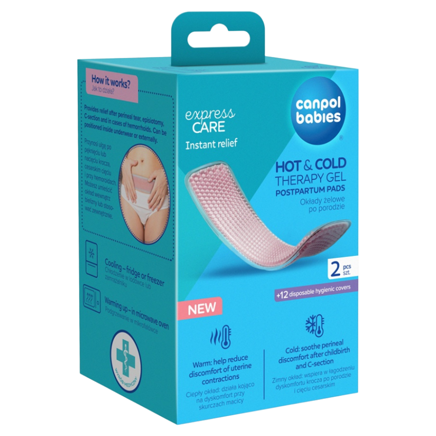 Canpol babies Poporodní gelové vložky/obklady Hot&Cold 2ks
