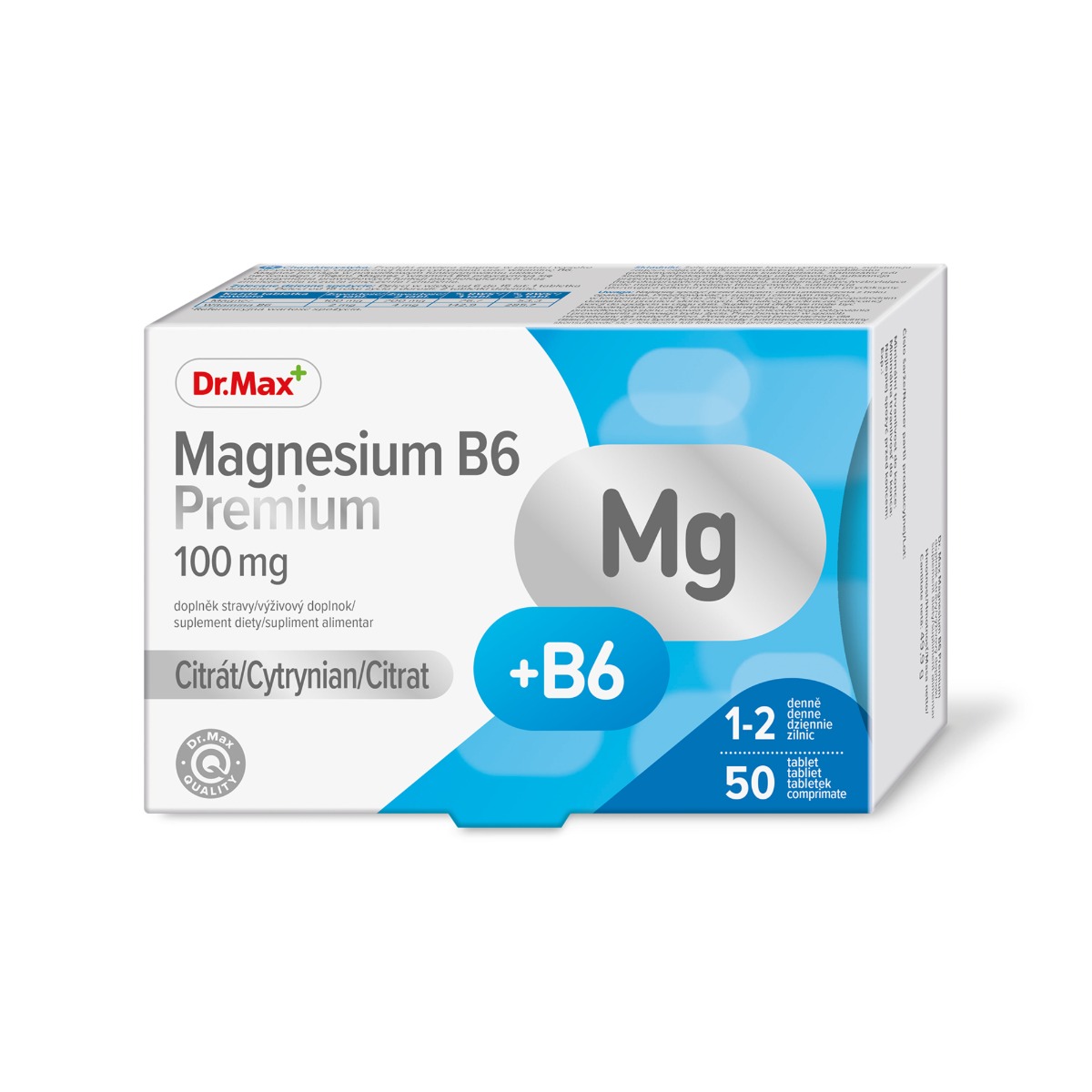 Dr. Max Magnesium B6 Premium 100 mg 50 tablet