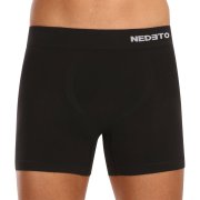 Nedeto Pánské boxerky bezešvé bambusové černé (NDTB001S) L