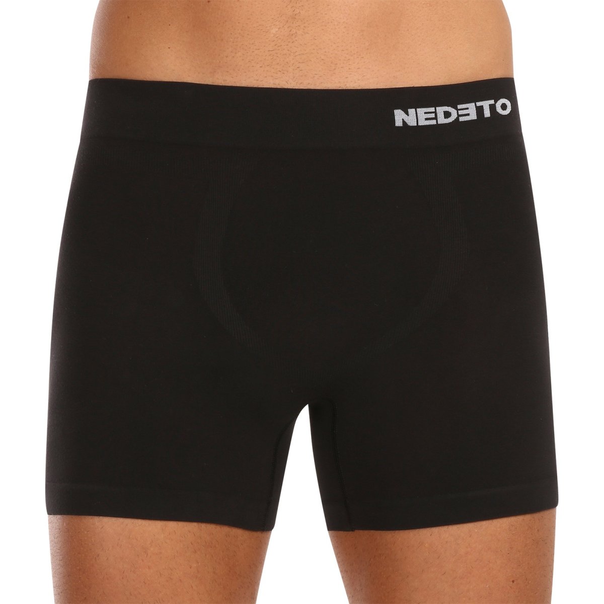 Nedeto Pánské boxerky bezešvé bambusové černé (NDTB001S) L