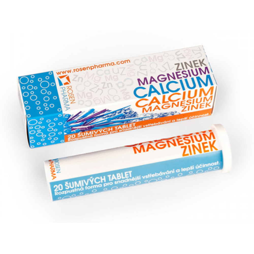 Rosen Calcium Magnesium Zinek tbl.eff.20