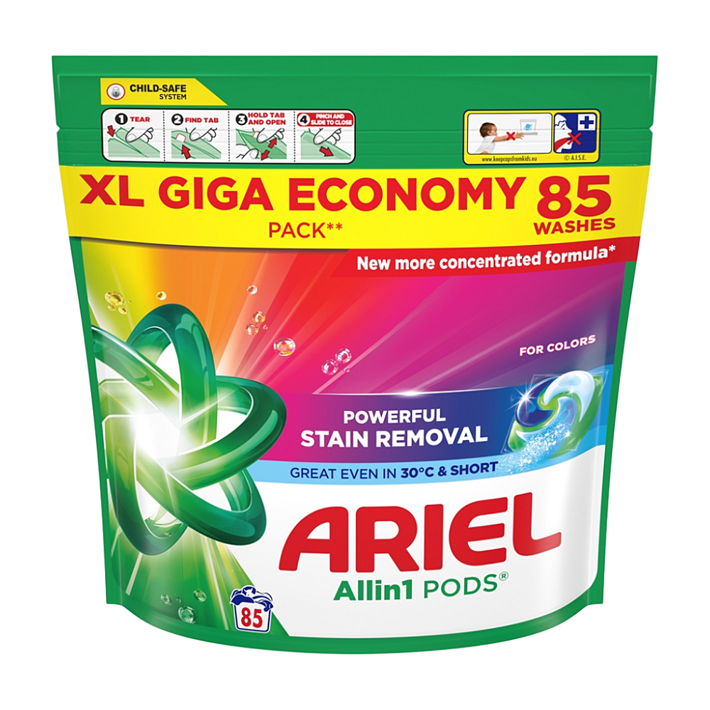 ARIEL Kapsle na praní Color 85 kusů