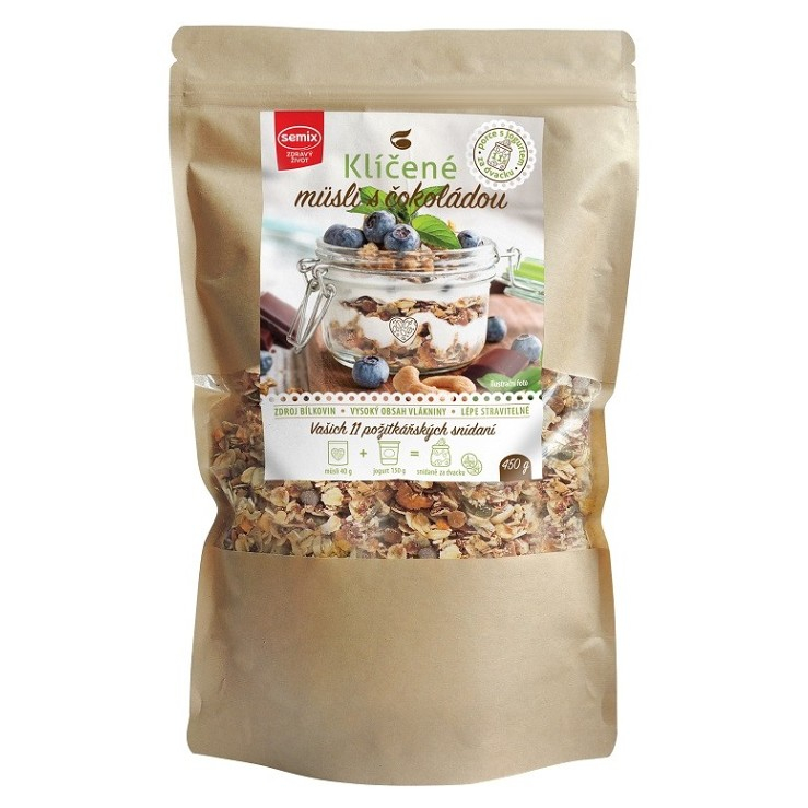 SEMIX Klíčené müsli s čokoládou 450 g