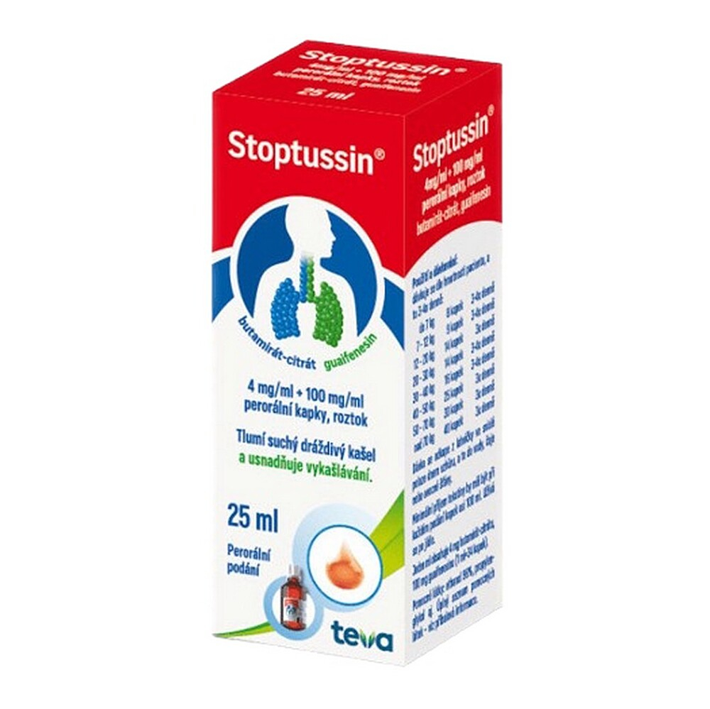 Stoptussin 4mg/ml+100mg/ml por.gtt.sol.1x25ml