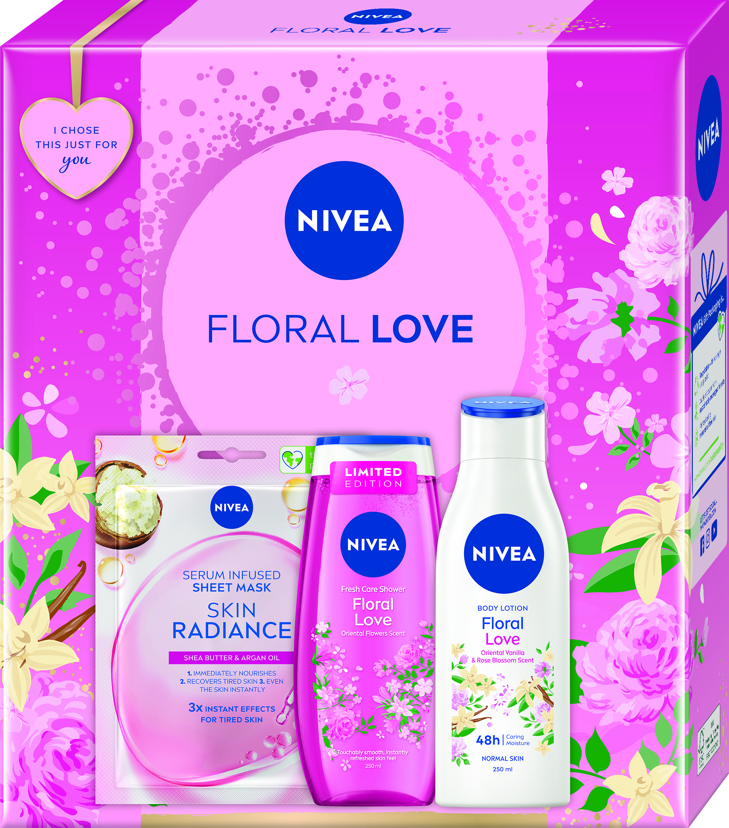 NIVEA BOX FLORAL LOVE LE 24
