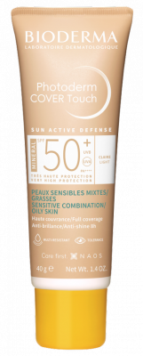 Bioderma Photoderm Cover Touch Spf50+ Světlý 40g