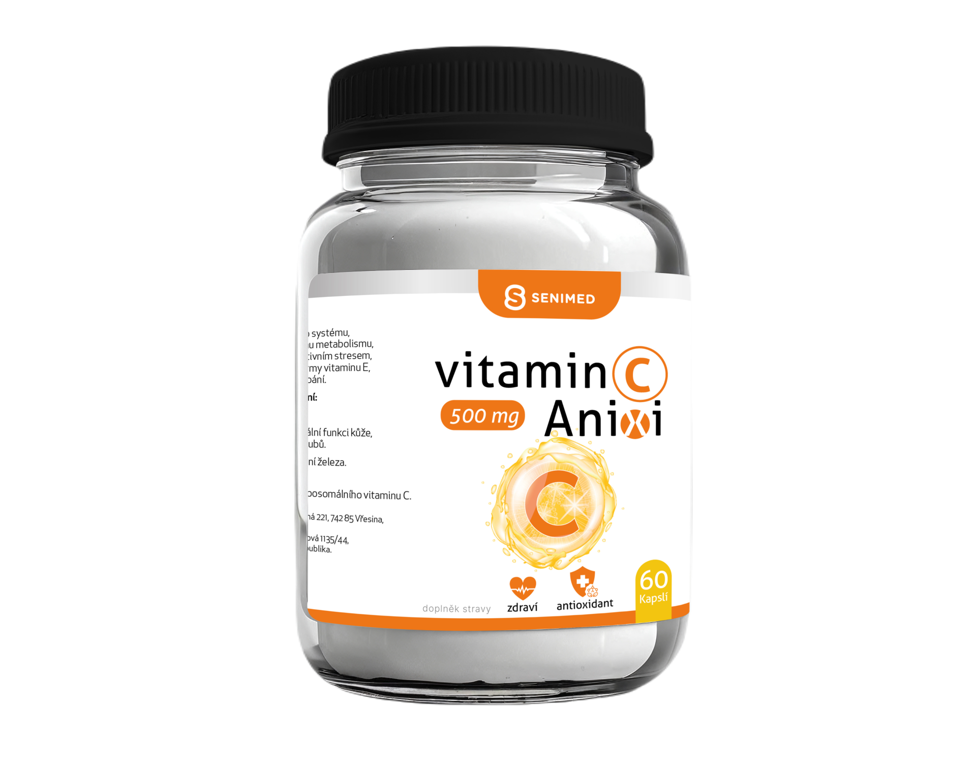 Anixi vitamin C 500mg cps.60