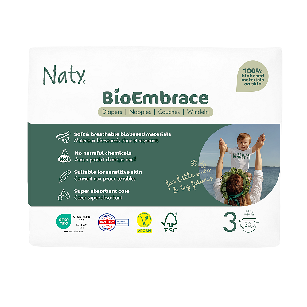 ECO BY NATY Bioembrace midi 4-9 kg 30 kusů