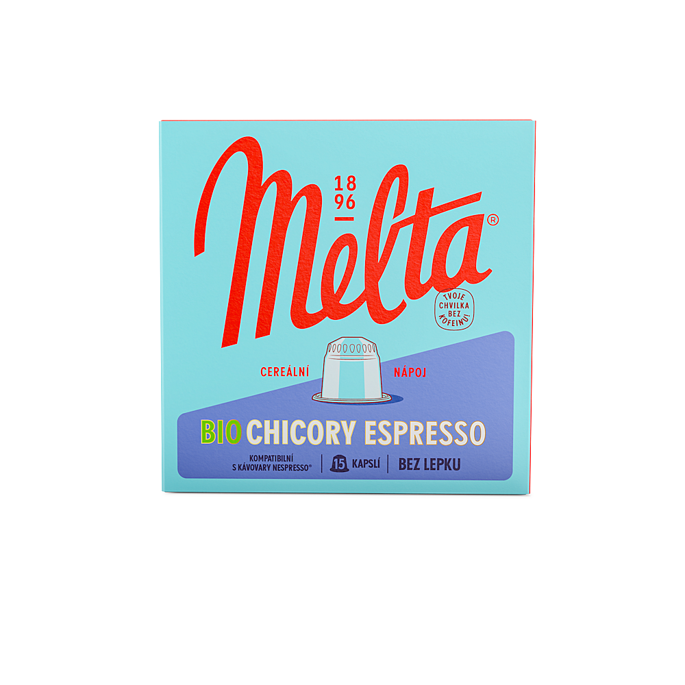 MELTA Chicory espresso BIO 15 kapslí
