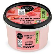 ORGANIC SHOP Tělová pěna Jahodový jogurt 250 ml