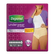 Depend Super inkont.kalh.vyšší pas ženy vel.XL 9ks