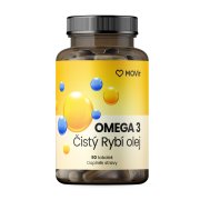 MOVit Omega 3 Čistý Rybí Olej tob.90