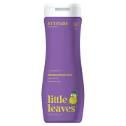 ATTITUDE Little leaves dětské tělové mýdlo a šampon 2 v 1 s vůní vanilky a hrušky 473 ml