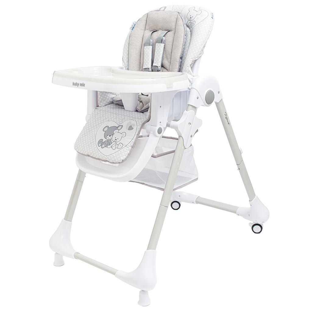 Baby Mix Jídelní židlička Infant grey