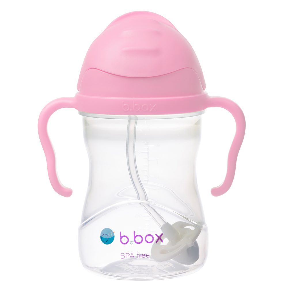 B.BOX Hrneček s brčkem třešňový květ 6m+ 240 ml