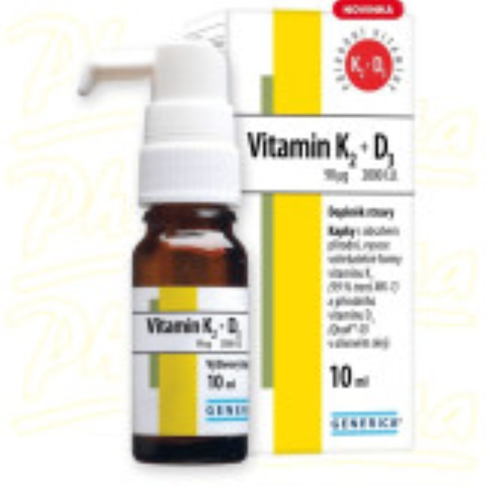 GENERICA Vitamin K2 90 mcg + D3 2000 I.U.kapky 10 ml