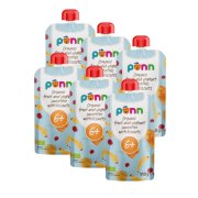 SALVEST Põnn BIO Ovocné smoothie s jogurtem a sušenkami 6x110 g