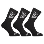 Styx 3PACK ponožky vysoké černé (3HV960) L